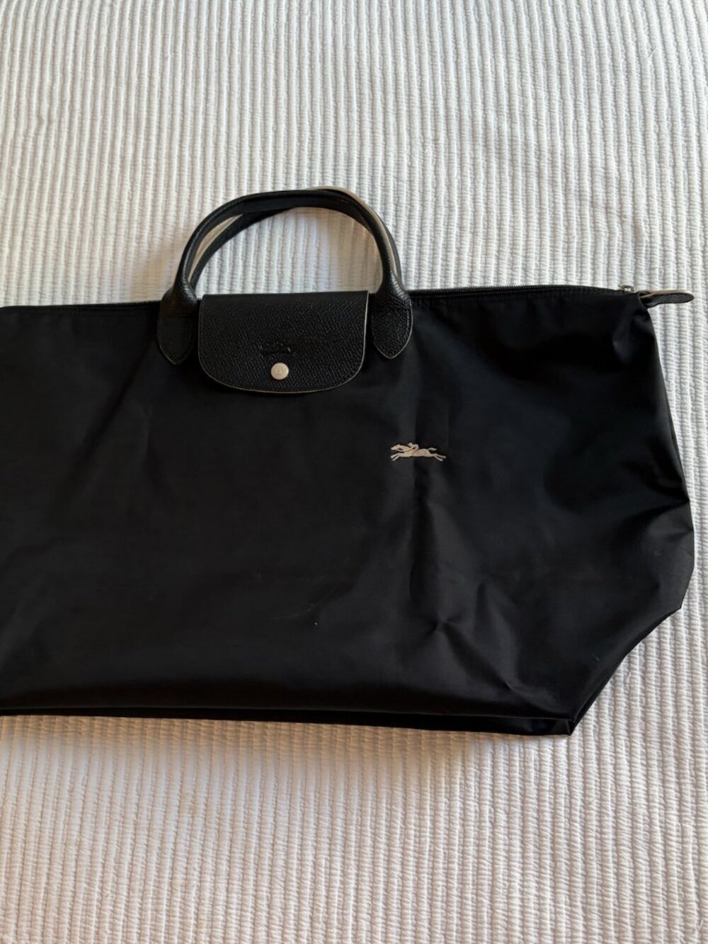 Longchamp Le Pliage Large Tote in Black
